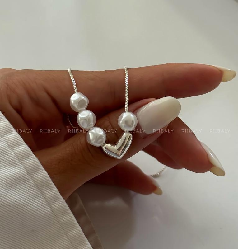 گردنبند قلب silver
