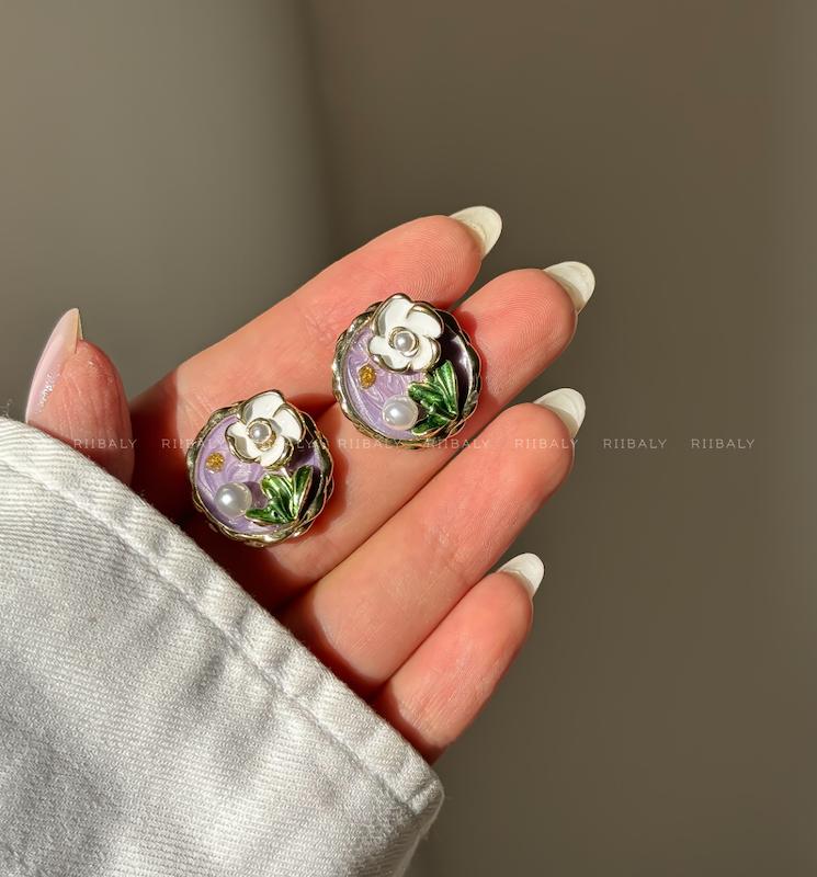 گوشواره میناکاری کد ۰۳
