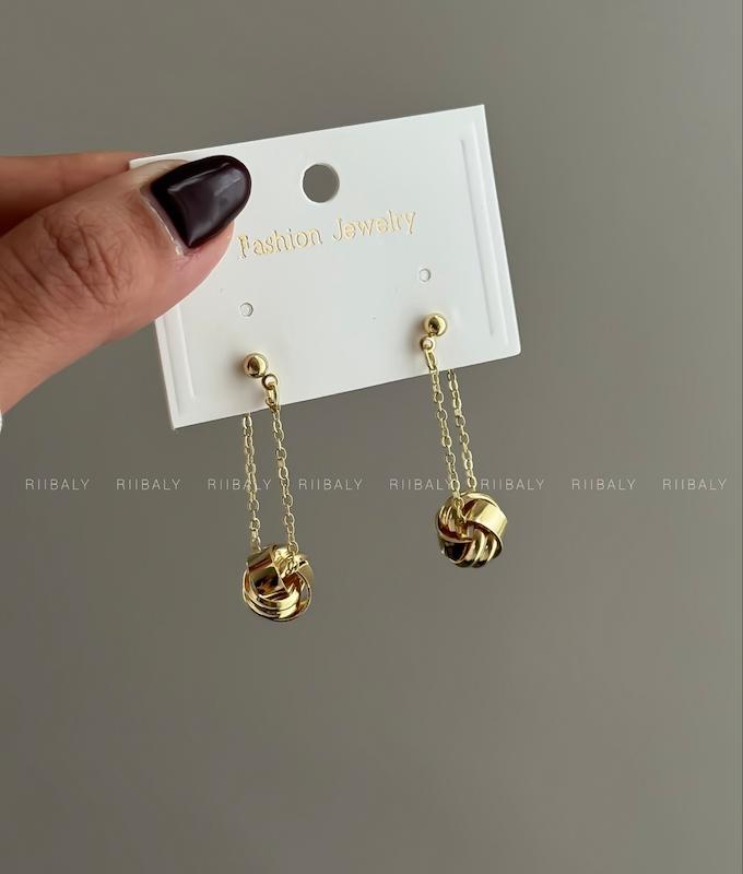 گوشواره آویز گره