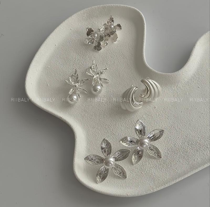 گوشواره آبکاری نقره