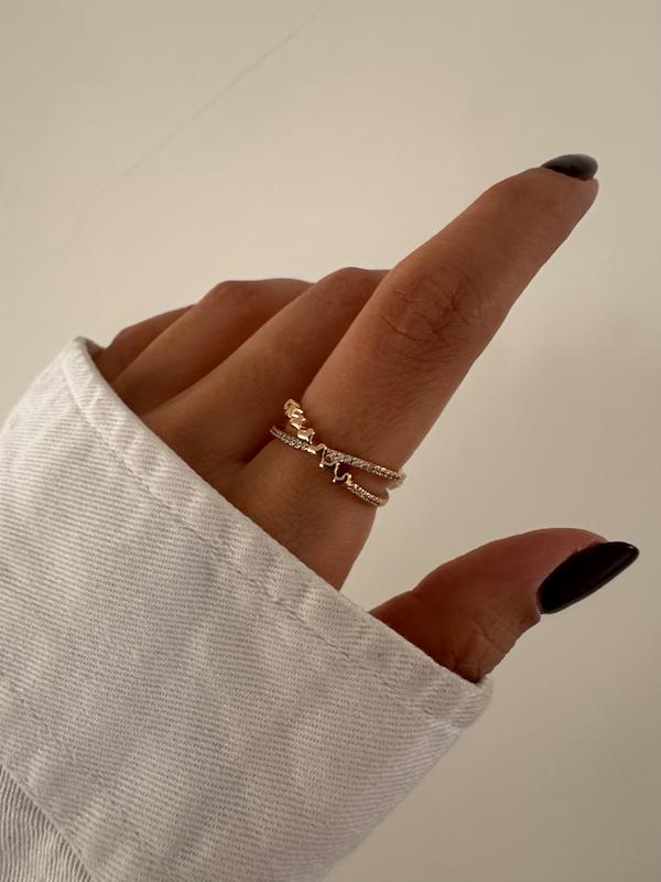 انگشتر ضربدری