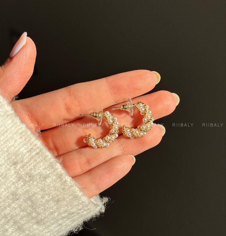گوشواره پیچ مروارید
