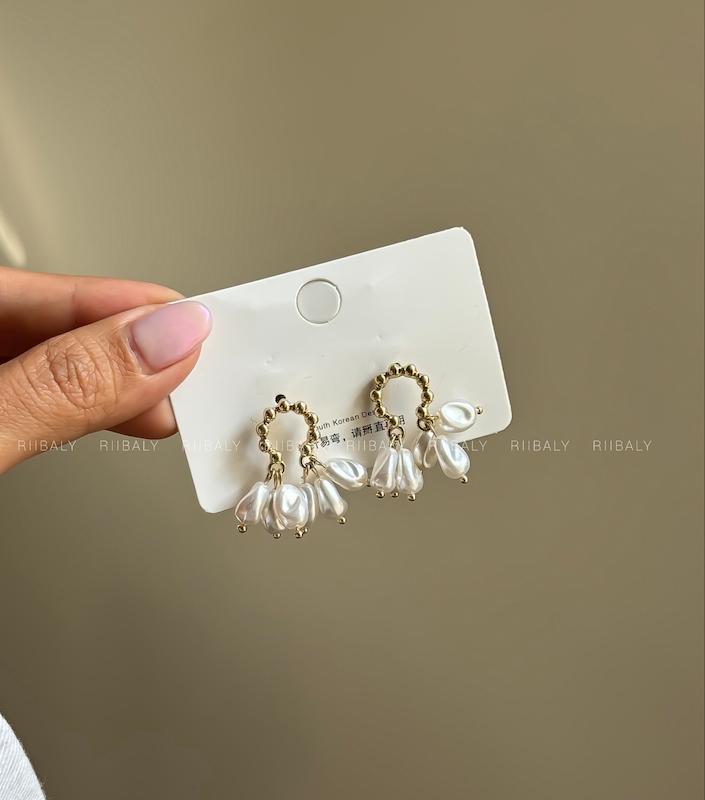 گوشواره آویز مروارید ۲