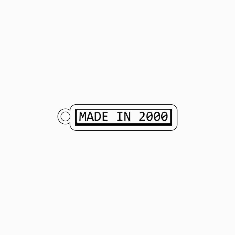 جاکلیدی متن و نوشته Made In 2000