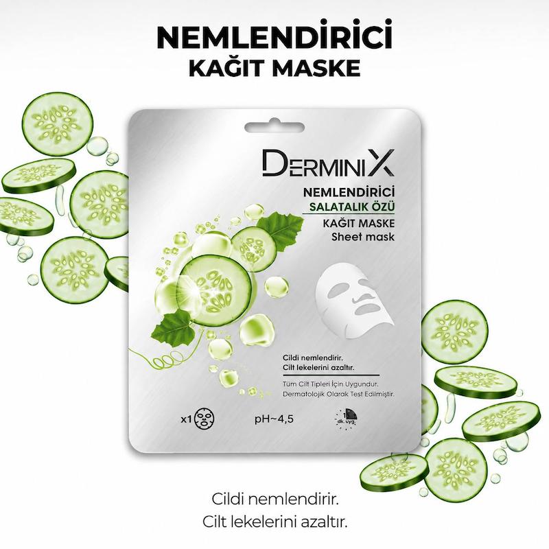 ماسک ورقه ای Derminix عصاره خیار