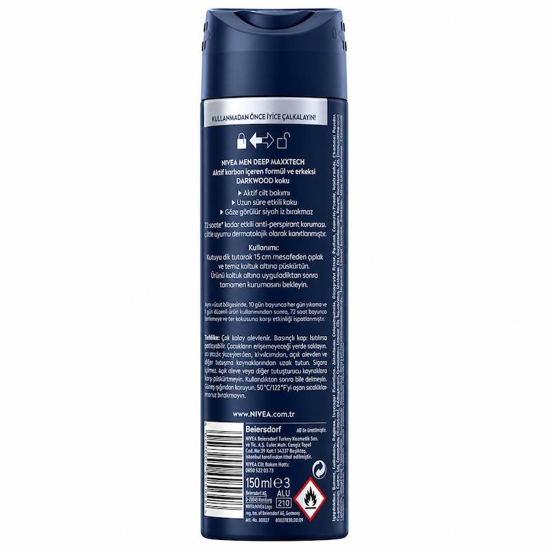 NIVEA MEN Deep Darkwood Anti Perspirant Spray 150ml