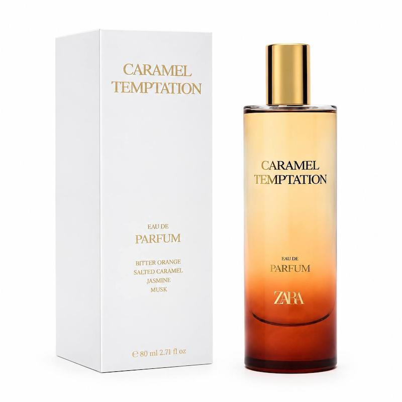 عطر Caramel Temptation زارا با رایحه کارامل نمکی و یاس