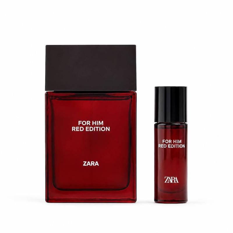 ست عطر زارا For Him Red Edition با ادو پرفیوم و حجم همراه