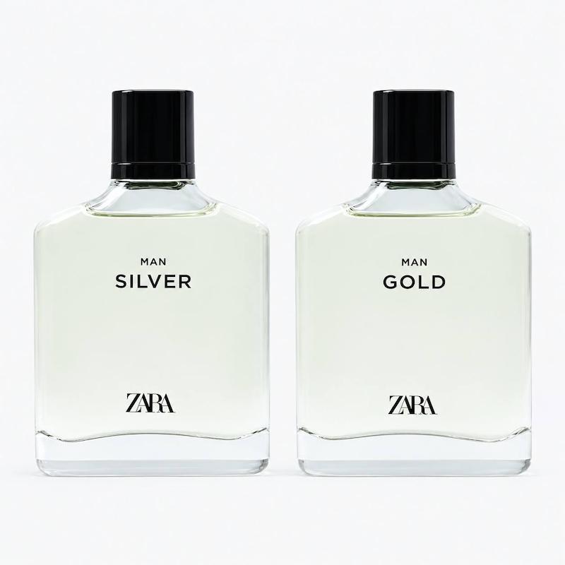 ست عطر زارا Man Silver و Man Gold دو عددی