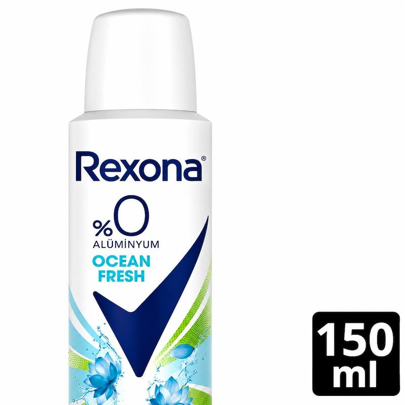 اسپری ضد تعریق رکسونا Ocean Fresh با فرمول ۰٪ آلومینیوم