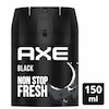 اسپری بدن مردانه AXE Black حجم 150 میلی‌لیتر
