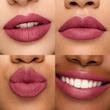 نمای رنگ رژ لب کیکو شماره ۲۱ Intense Magenta روی لب با جلوه نیمه مات