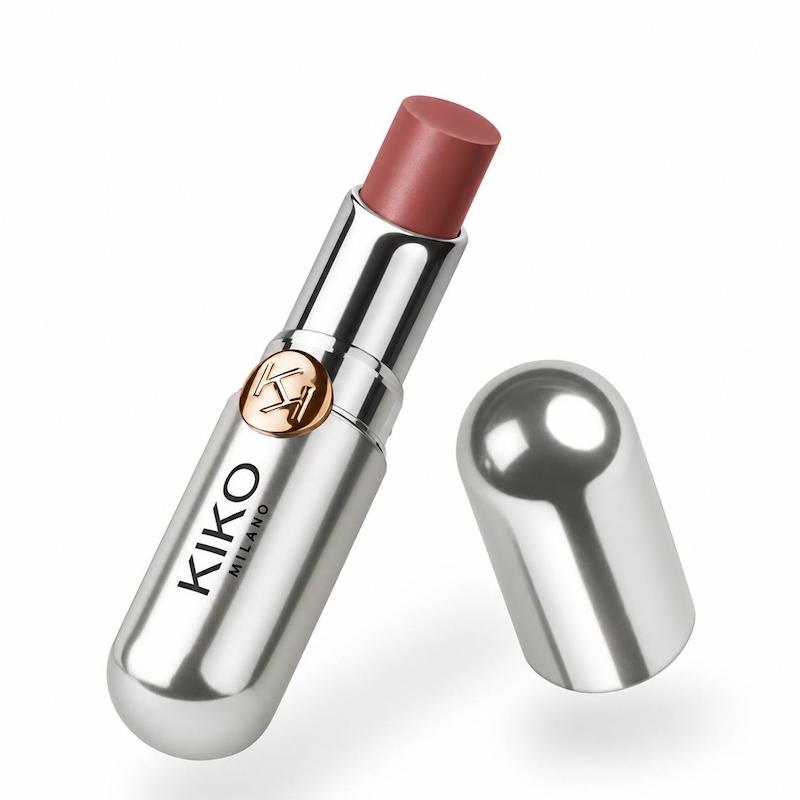بالم لب رنگی کیکو KIKO Milano شماره 08 Almond با بسته‌بندی نقره‌ای