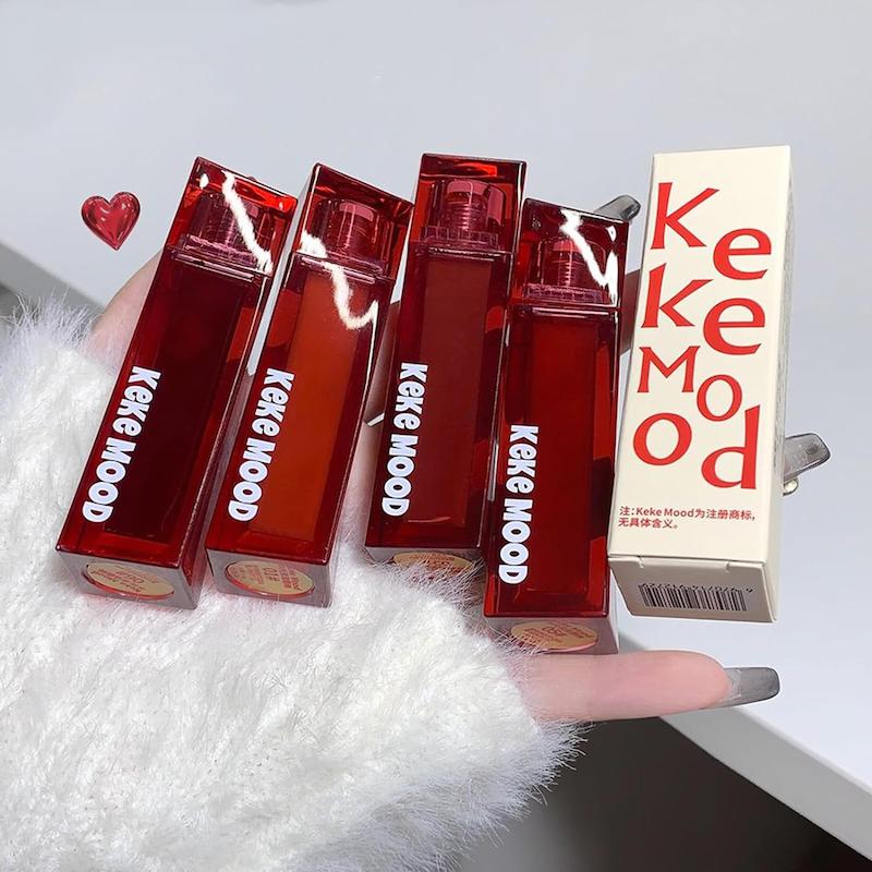 تینت شیشه ای پوکه قرمز Keke mood 🍓🍒