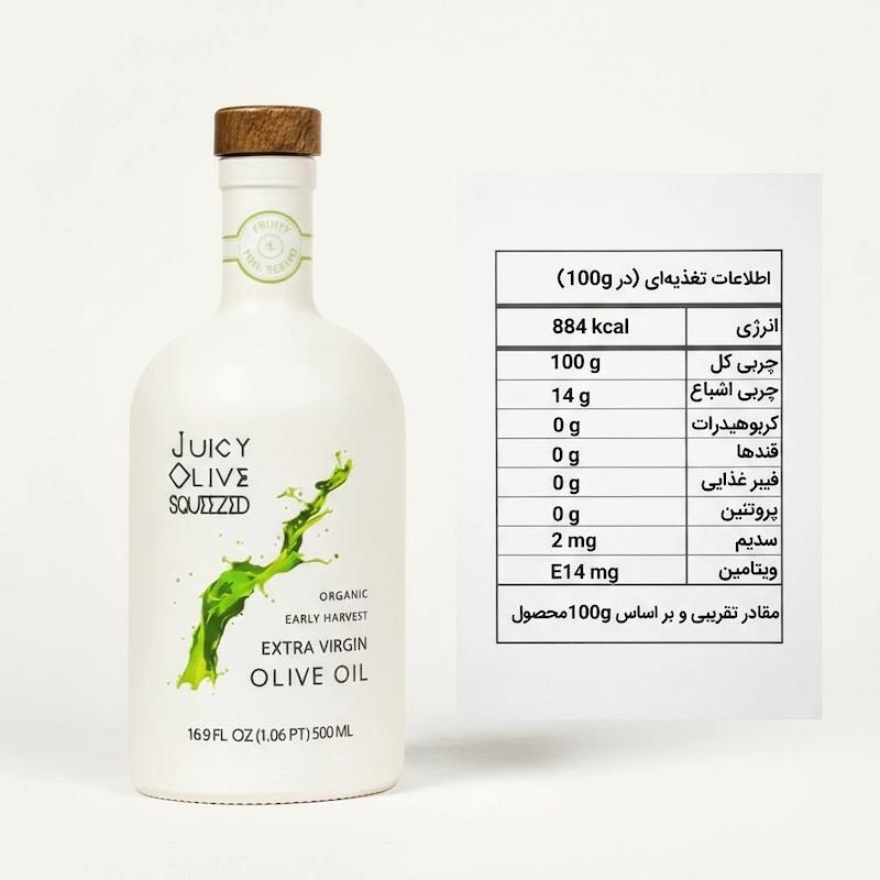 🟢روغن زیتون فرابکر(نیم لیتری) لاین سبز Fruity & Full-Bodied