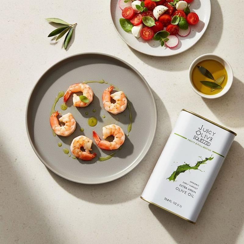 🟢روغن زیتون فرابکر‌ یک لیتری لاین سبز -Fruity & Full-Bodied