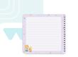 دفترچه خشتی صفحه رنگی کیوت