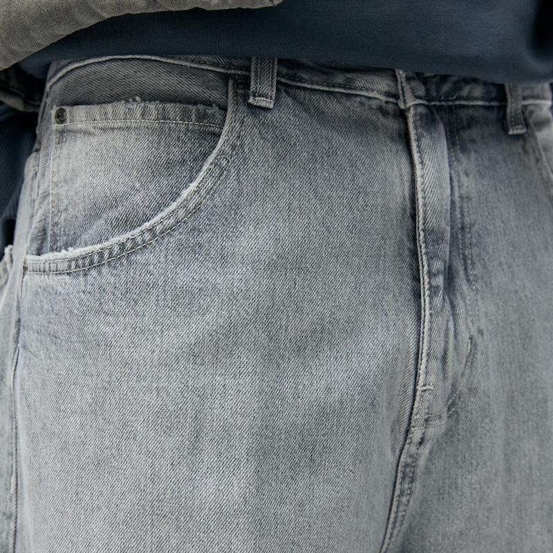 شلوار جین مردانه بگ استایل وارداتی اورجینال pull & bear
