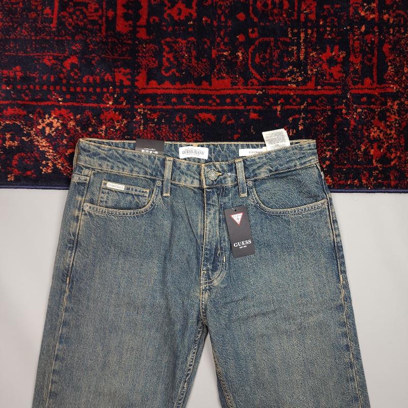 شلوار جین مردانه نیم بگ وارداتی اورجینال GUESS 