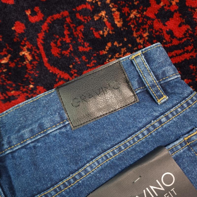 شلوار جین مردانه رگیولار فیت برند gravino 🇮🇹