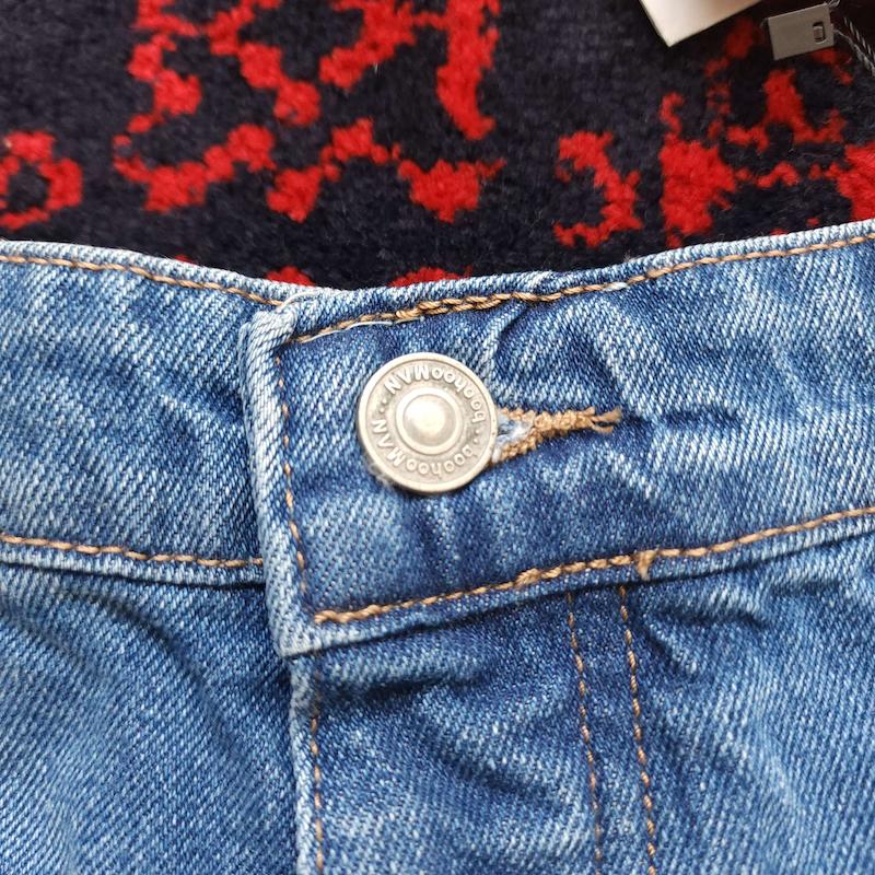 شلوار جین مردانه بوت کات سایز ۳۳ boohooman 🇬🇧