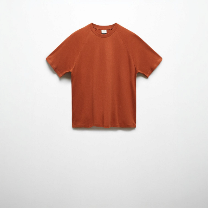 تیشرت مردانه نخ پنبه اسپانیایی MANGO 🇪🇸