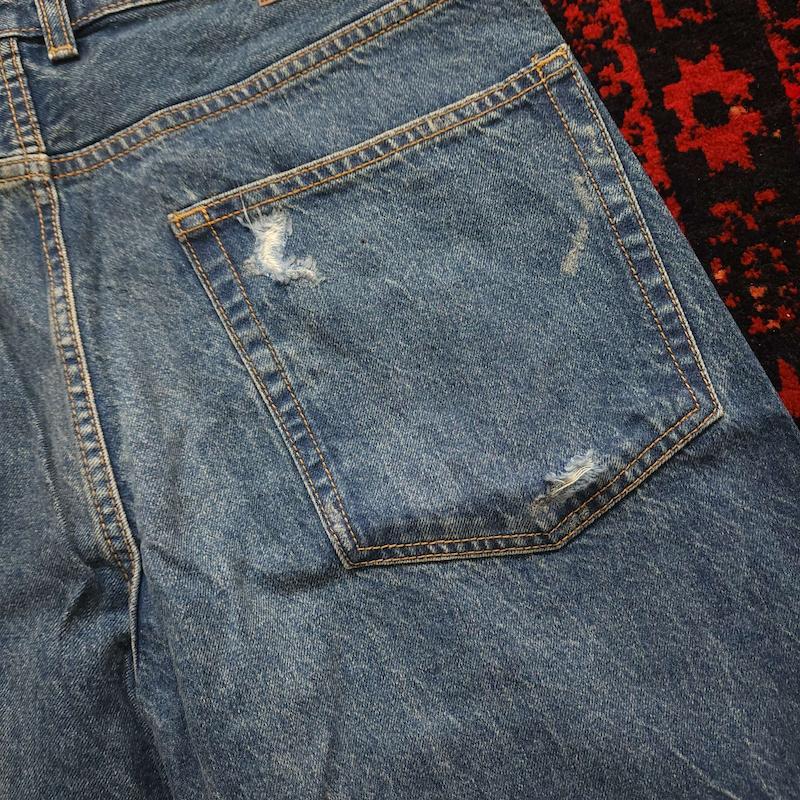 شلوار جین مردانه بگ استایل زاپدار pull & bear 🇪🇸 کد ۵۹