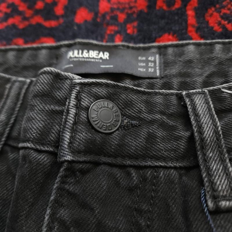 شلوار جین مردانه مام فیت pull & bear 🇪🇸 کد ۶۳