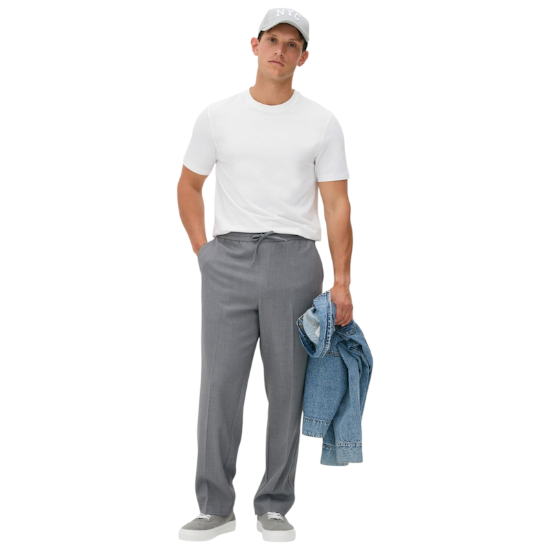 شلوار پارچه‌ای بگ استایل مردانه برند primark 🇬🇧 کد ۷۶