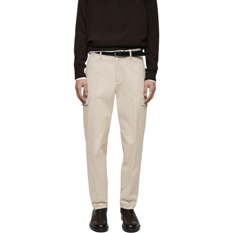 شلوار کتان ۶ جیب رگیولارفیت از Mango کد ۹۳