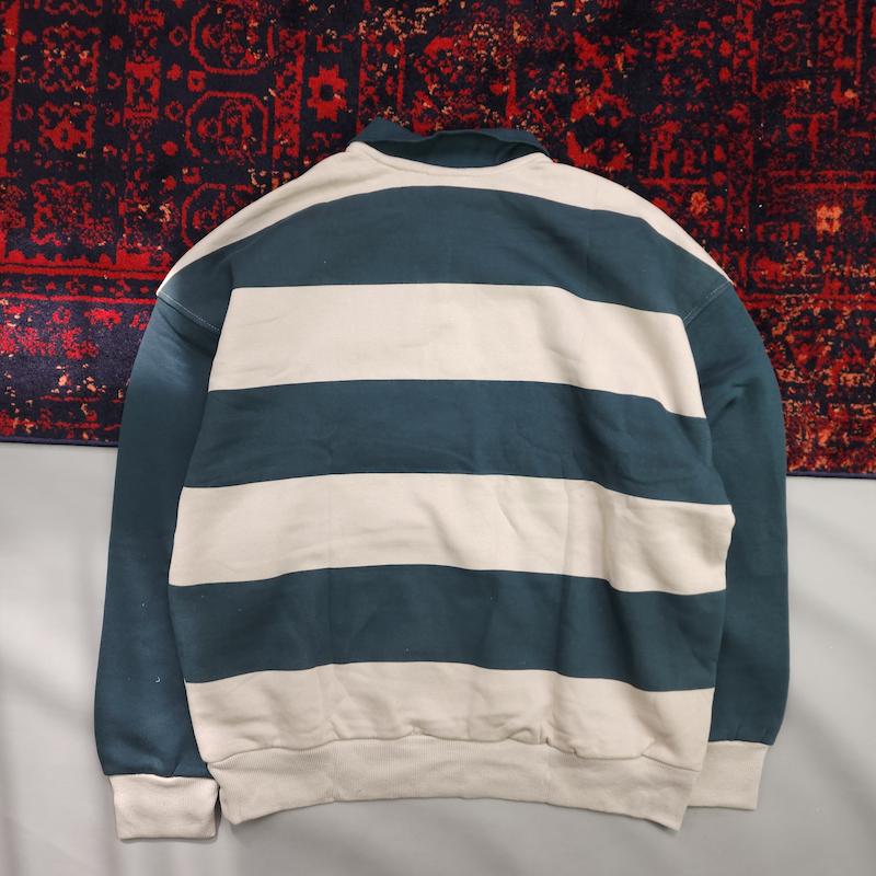 دورس یقه‌دار طرح راگبی bershka کد ۱۱۶