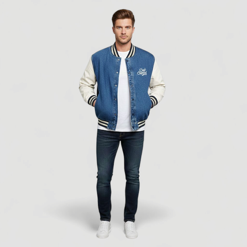 بامبر جکت جین و کتان از 🇷🇺 DUB کد ۱۲۵