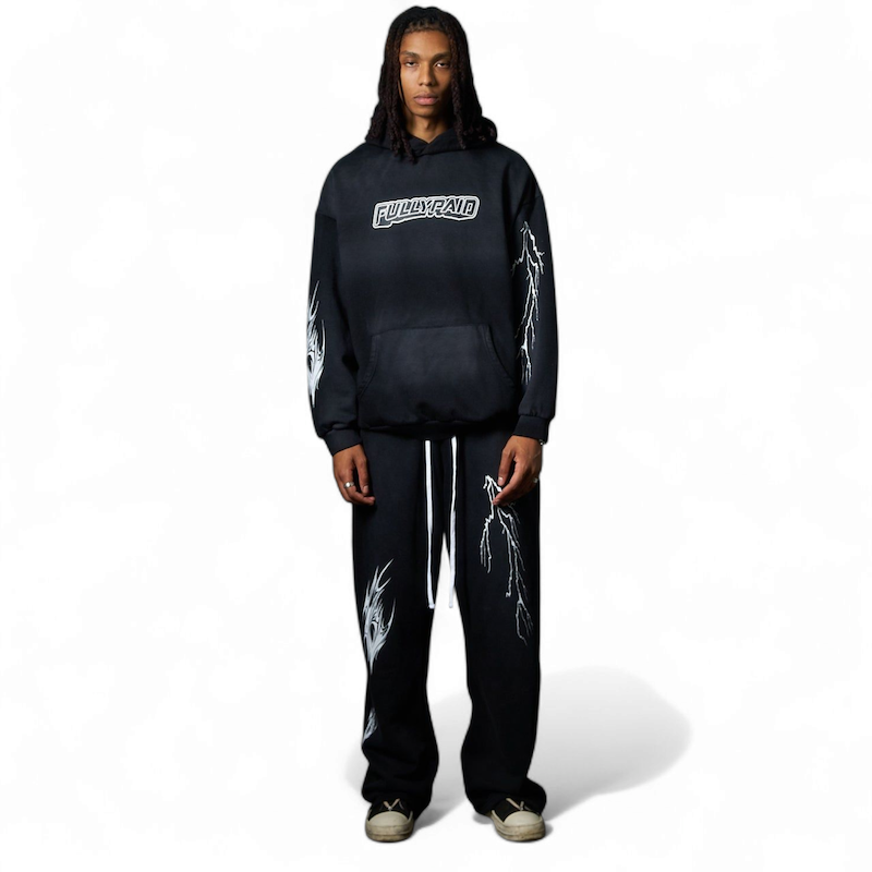 ست سنگینِ هودی و جاگر از برند لاکچری fully paid کد ۱۳۴