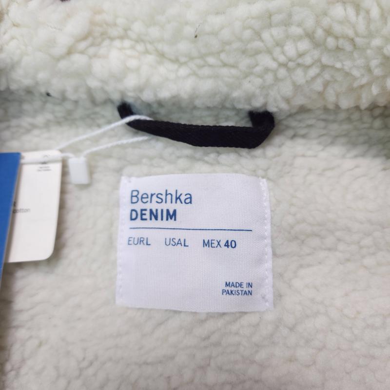 کت جین مشکی داخل خز از bershka کد ۱۳۸ سایز S
