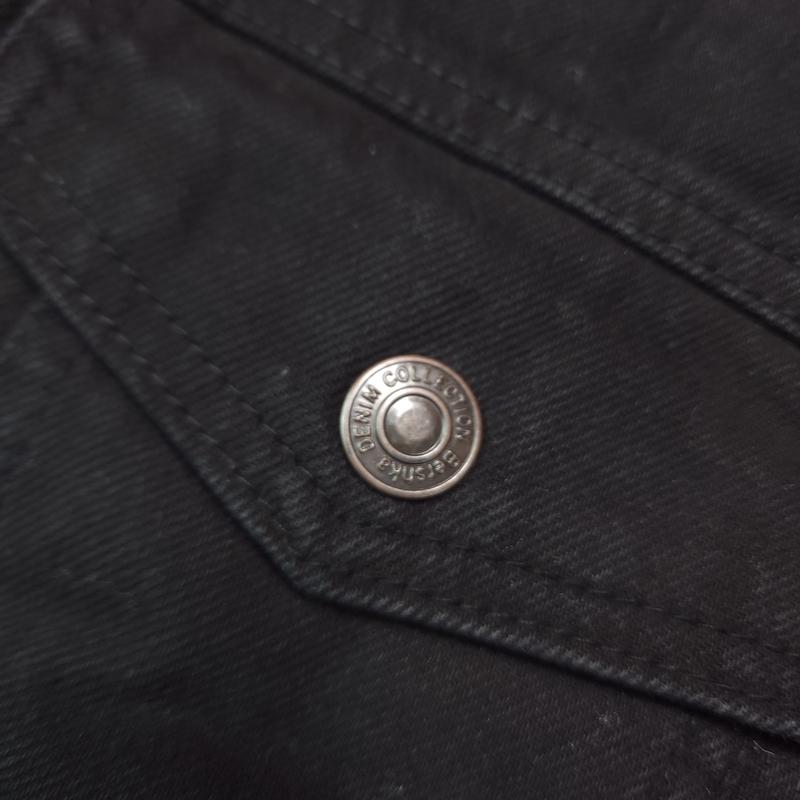 کت جین مشکی داخل خز از bershka کد ۱۳۸ سایز S