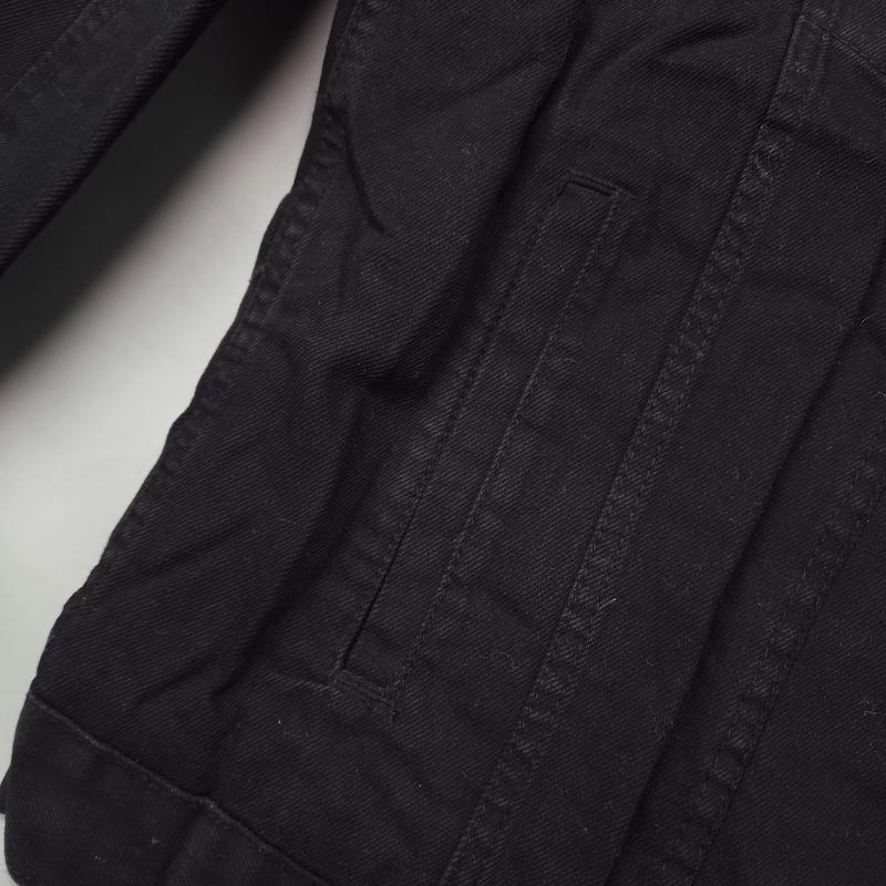 کت جین مشکی داخل خز از bershka کد ۱۳۸ سایز S