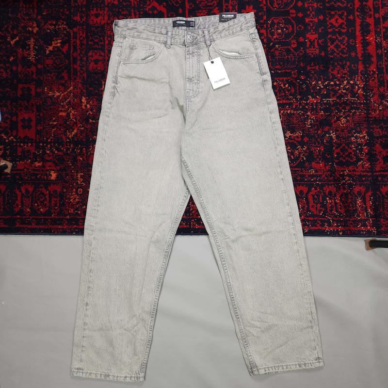 شلوار جین بگ استایل مردانه از pull & bear کد ۱۸۷