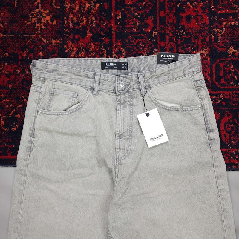 شلوار جین بگ استایل مردانه از pull & bear کد ۱۸۷