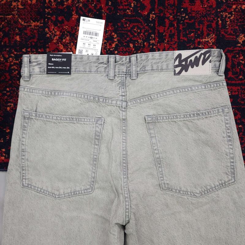 شلوار جین بگ استایل مردانه از pull & bear کد ۱۸۷