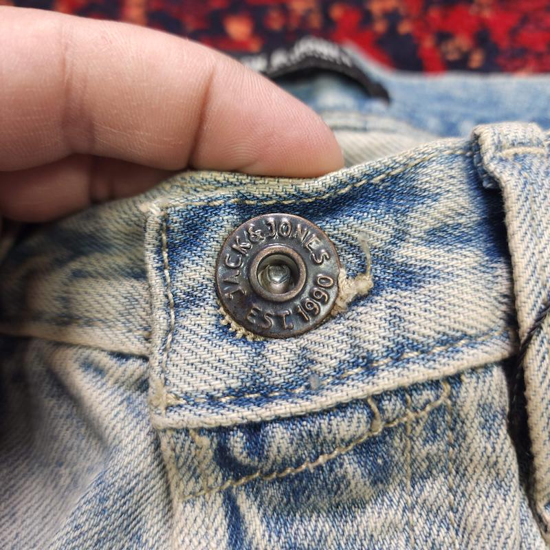 شلوار جین مردانه واید لگ از jack & jones کد ۲۰۶