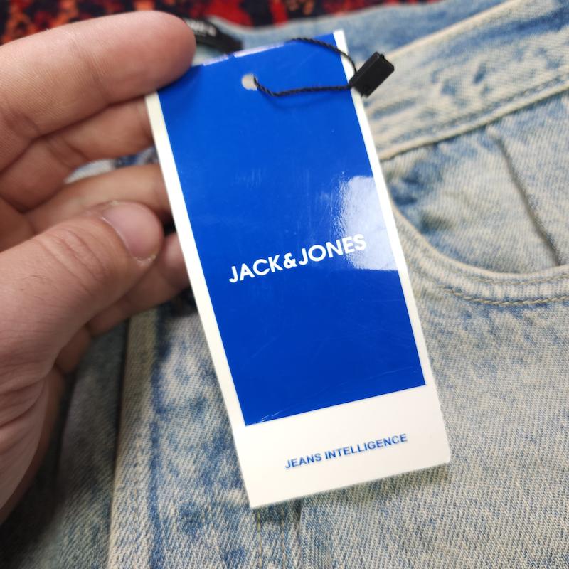شلوار جین مردانه واید لگ از jack & jones کد ۲۰۶