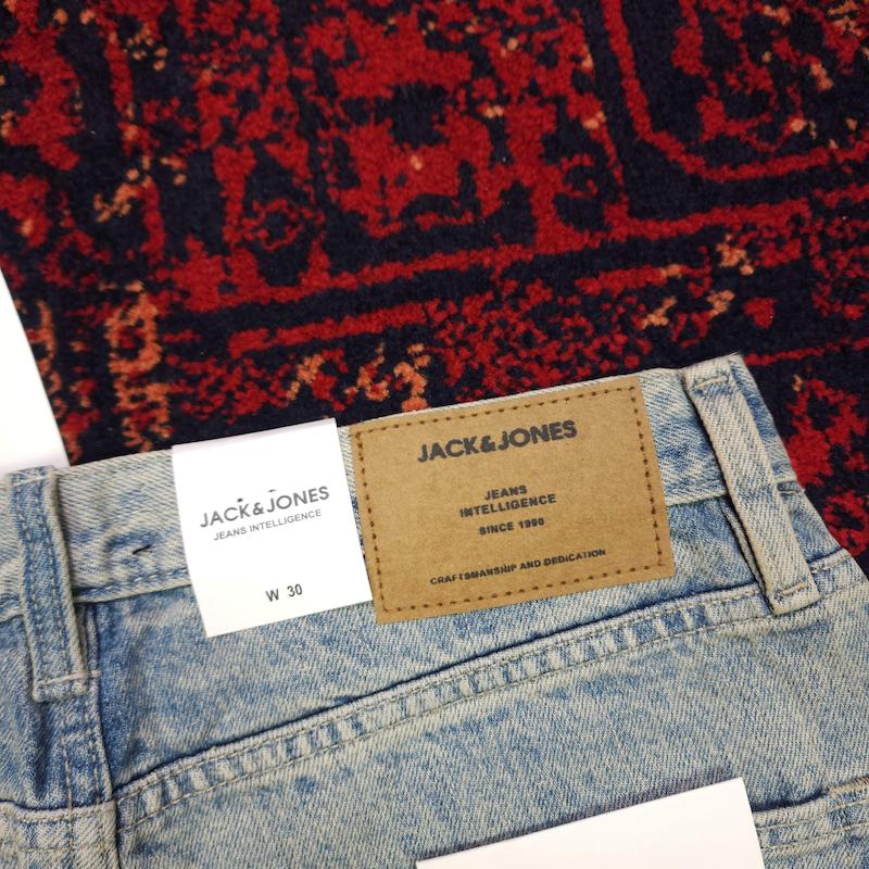 شلوار جین مردانه واید لگ از jack & jones کد ۲۰۶