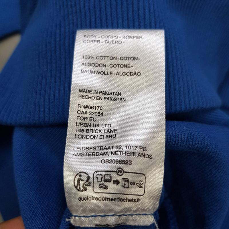 هودی قواره باکسی دورس پنج نخ از standard cloth کد ۲۲۳