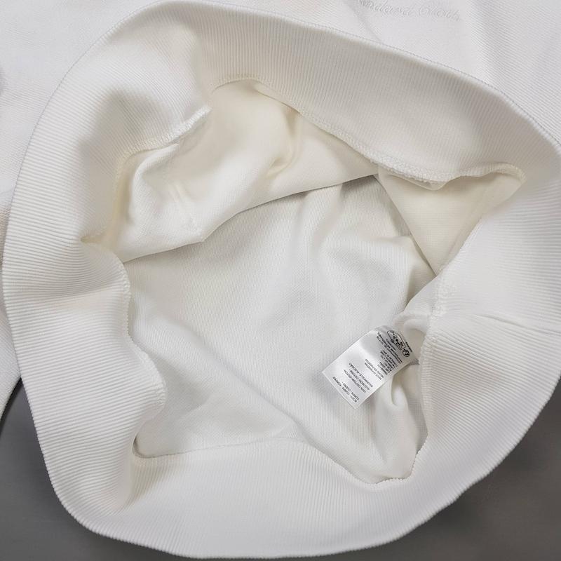 هودی سفید قواره باکسی دورس پنج نخ از standard cloth کد ۲۲۶