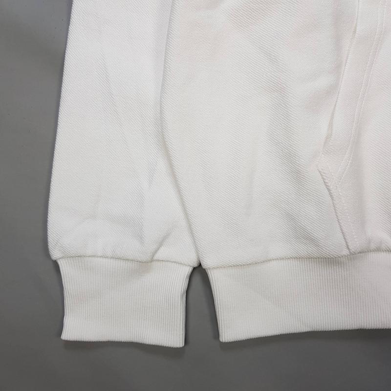 هودی سفید قواره باکسی دورس پنج نخ از standard cloth کد ۲۲۶