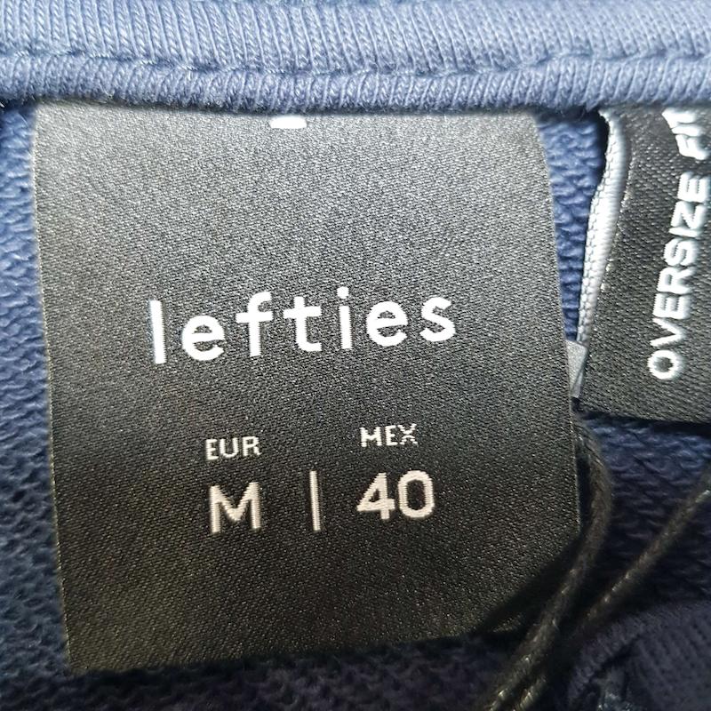  نیم زیپ سرمه‌ای از lefties کد ۲۴۰ سایز S