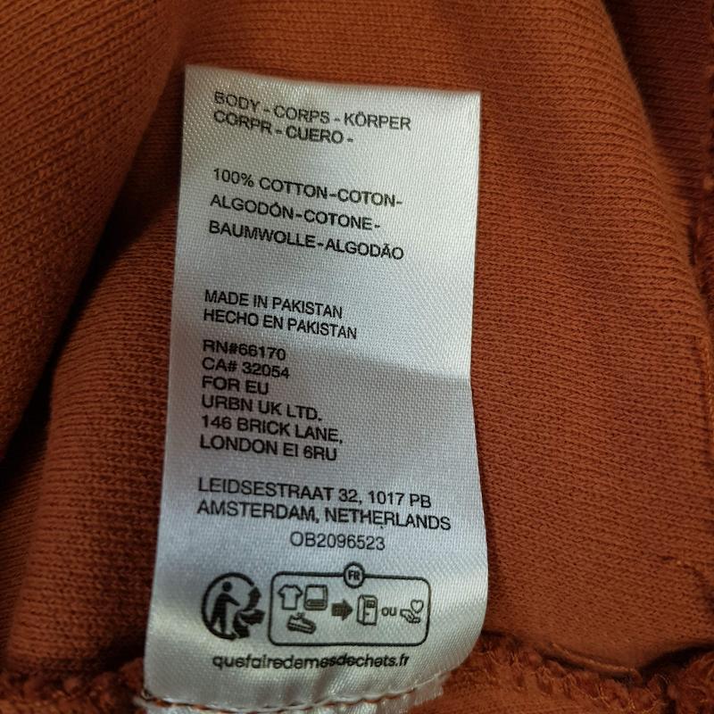 هودی قواره باکسی دورس پنج نخ از standard cloth کد ۲۲۵