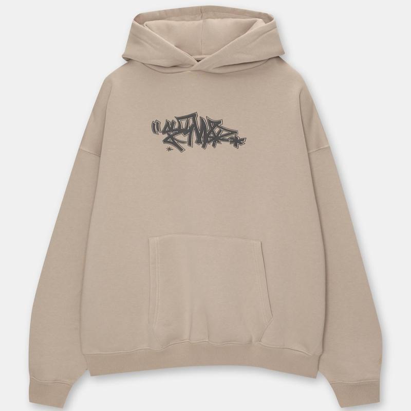  هودی ضخیم و گرم بالا طرح stwd از pull & bear کد ۲۳۹