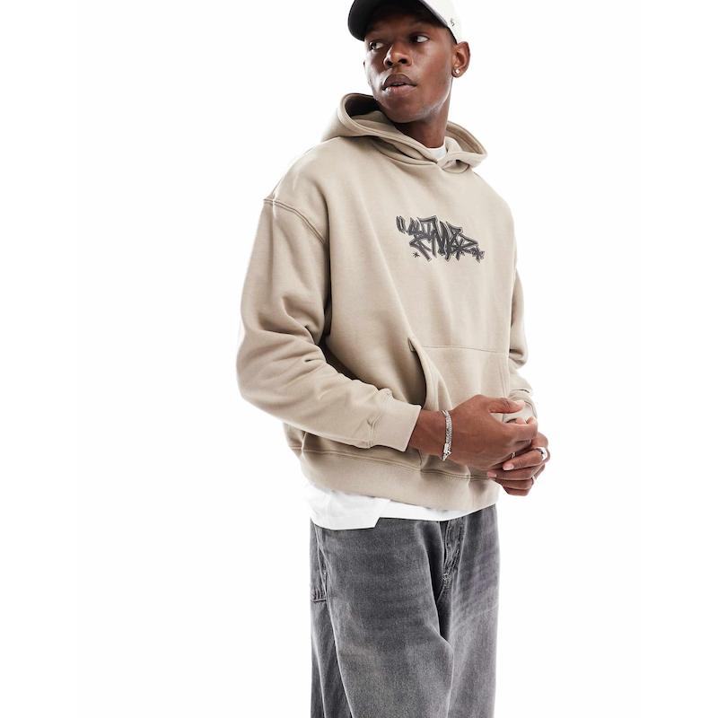  هودی ضخیم و گرم بالا طرح stwd از pull & bear کد ۲۳۹