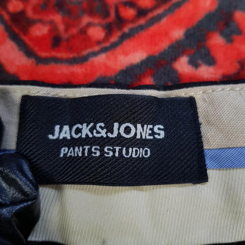 شلوار پارچه‌ای مردانه بگ استایل شش جیب از JACK & JONES کد ۳۰۸